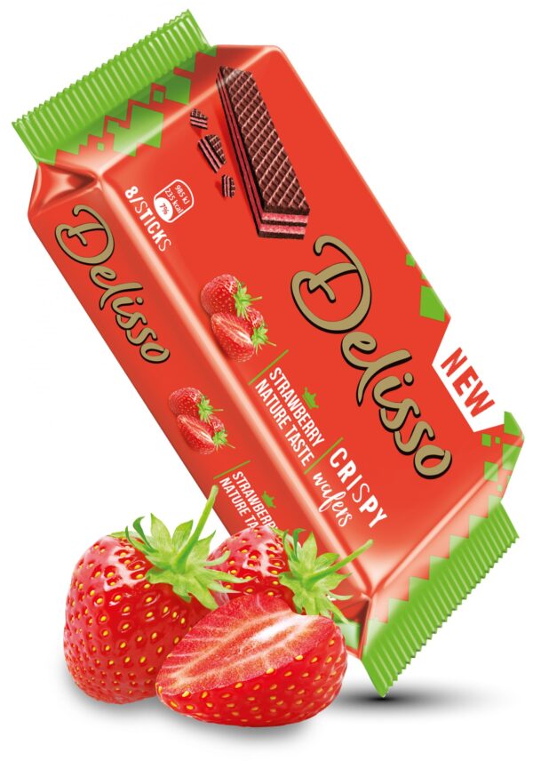 Delisso Strawberry Cream Cocoa Wafer