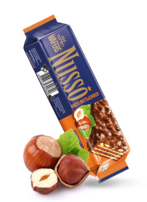 Nusso Milk Chocolate Wafer With hazelnut