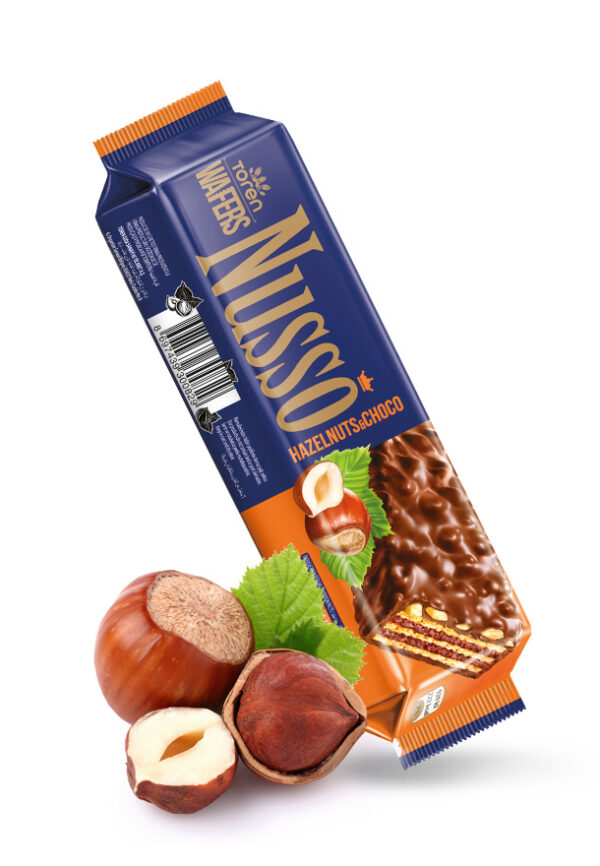 Nusso Milk Chocolate Wafer With hazelnut