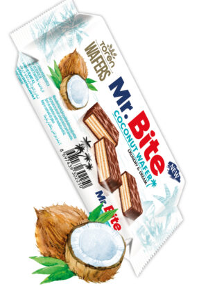 Mr.Bite Milk Chocolate Coated Wafers With Coconut Cream